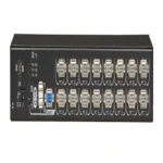 KV9216A KVM switch back view showing server port bank and power connections