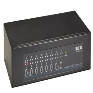 Black Box KV9516A EC Series KVM switch front view with 16 port selection buttons and LED indicators