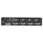 Black Box KV9614A KVM switch back view with computer ports and console connections