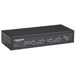 Black Box KV9614A KVM switch front view with 14 port selection buttons and LED indicators