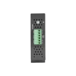 Black Box LBH3050A Ethernet switch back view with power input and mounting options