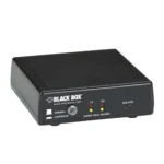 Black Box ME800A-R4 Ethernet extender front view with RJ45 Ethernet port and VDSL2 interface for extension over twisted pair