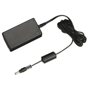 Black Box PS649-R3 autosensing external power supply front view showing 2.5mm barrel connector for power output to compatible KVM switches