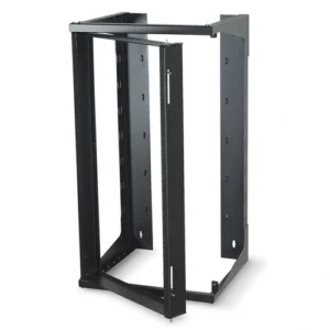 Black Box RM069A-R3 rackmount shelf front view with ventilated steel construction for supporting non-rackmount equipment