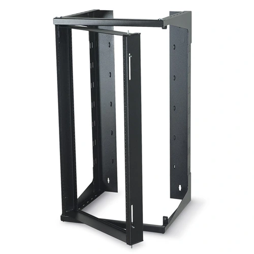 Black Box RM069A-R3 rackmount shelf front view with ventilated steel construction for supporting non-rackmount equipment