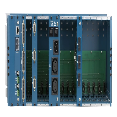 Black Box SM960A single-mode fiber optic cable back view showing connector boot and strain relief design
