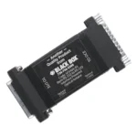 Black Box SP340A-R3 serial to Ethernet converter front view with RS232/422/485 ports and Ethernet interface