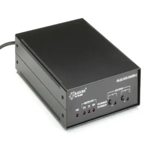 Black Box TL601A-R2 network tester front view with LCD display, keypad controls, and RJ45 test port for cable certification and network diagnostics