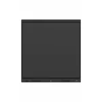 Extreme Networks 55TR3DQ-B interactive touch display front view showing 55-inch touchscreen with flush glass bezel.