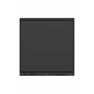 Extreme Networks 55TR3DQ-B interactive touch display front view showing 55-inch touchscreen with flush glass bezel.
