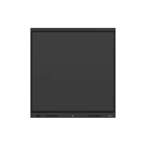 Extreme Networks 55TR3DQ-B interactive touch display front view showing 55-inch touchscreen with flush glass bezel.