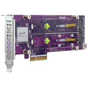 QNAP QM2-2P-344A Dual M.2 NVMe SSD PCIe Expansion Card