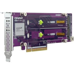 QNAP QM2-2P-384A High-Performance Dual M.2 SSD PCIe Adapter