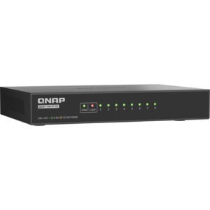 QNAP QSW-1108-8T-R2-US 8-Port Unmanaged 2.5GbE Desktop Switch