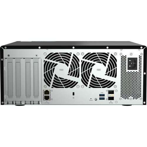 QNAP TS-H1290FX-7302P-256G-US back View