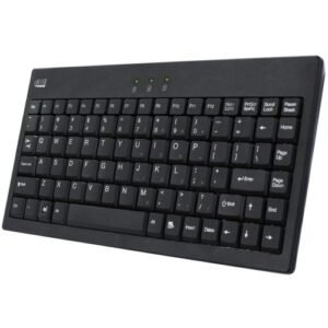 Adesso AKB-110B Easytouch Mini Keyboard-Ps/2, USB-87 Keys