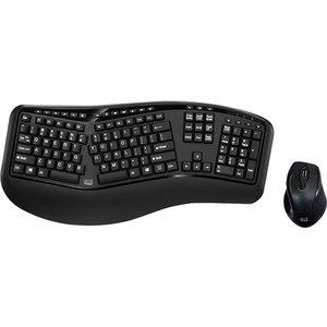 Adesso WKB-1500GB Wireless Ergonomic Keyboard and Laser Mouse