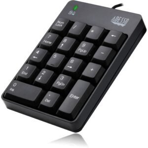 Adesso AKB-601UB USB 18-Key Numeric Keypad-Cable Connectivity