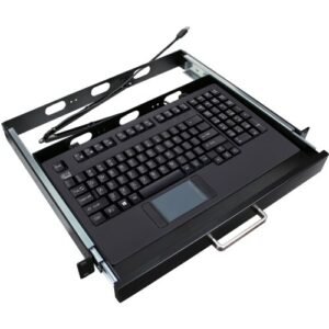 Adesso AKB-425UB-MRP Touchpad Keyboard with Rackmount Cable
