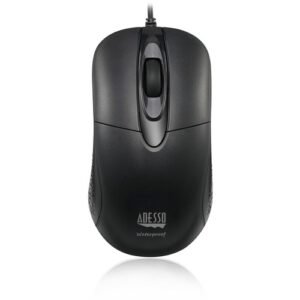 Adesso IMOUSE W4 Waterproof Antimicrobial Optical Mouse-Optical