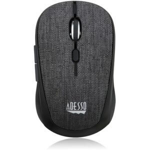 Adesso IMOUSE S80B Wireless Fabric Optical Mini Mouse (Black)