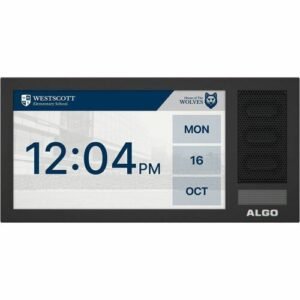 Algo 8410 Communication Products Algo IP Display Speaker Wall