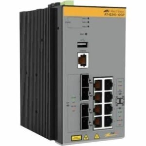 Allied Telesis AT-IE340-12GP/C-980 IE340-12GP Layer 3 Switch 8 Ports